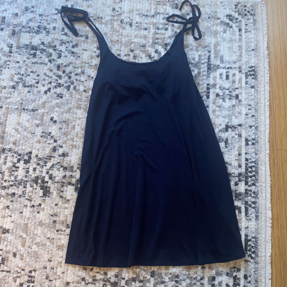 NWT Susana Monaco Tie Strap Mini Dress Midnight Navy